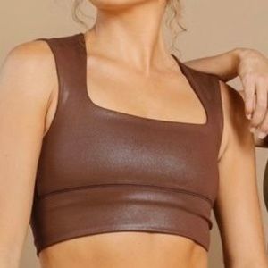 IVL Brown Metallic Bra Top